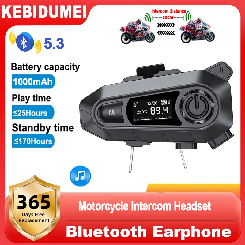 Universal Motorcycle Helmet Intercom Headset - Intercomunicador para Casco de Motocicleta con