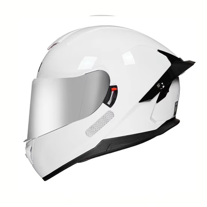 Dual Visor Motorcycle Racing Helmet - Casco Integral para Motocicleta Airo con