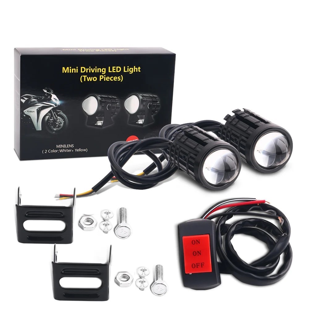 Universal Motorcycle Led Headlight Projector - Faro LED Universal para Motocicleta, Lente