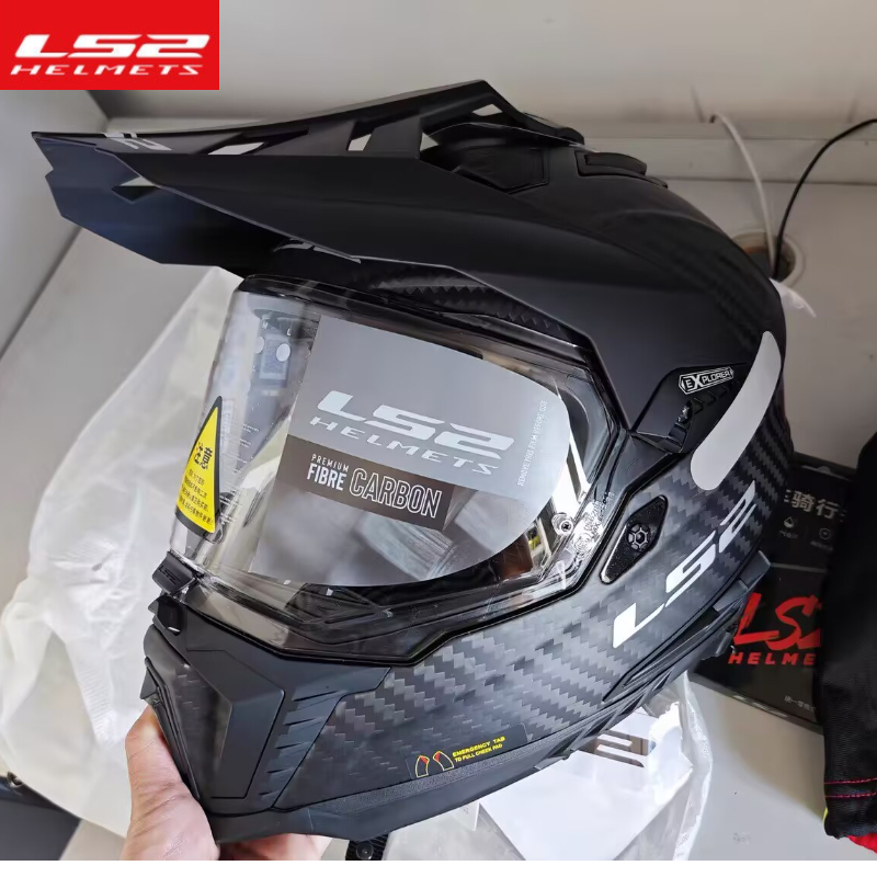 Carbon Fiber Lightweight Motorcycle Helmet - Casco de Motocicleta Integral Ligero de