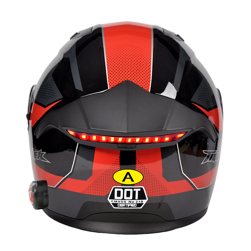 Casco de Motocicleta con Luz T - Full Face Motorcycle Helmet With Bluetooth reseña y precio