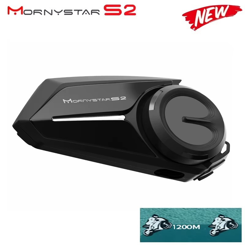 Mornystar-auriculares S2 para  - Universal Motorcycle Helmet Intercom Headset reseña y precio