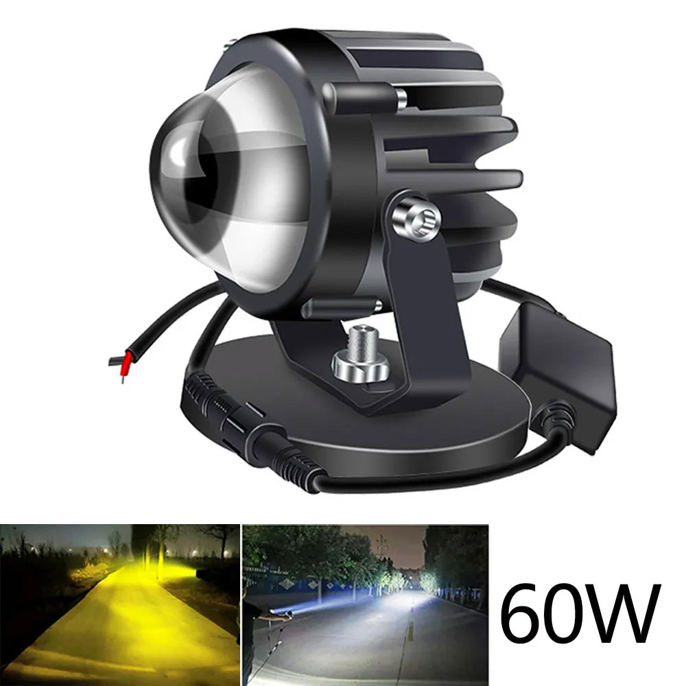 Proyector de motocicleta, luz  - Universal Motorcycle Led Headlight Projector reseña y precio