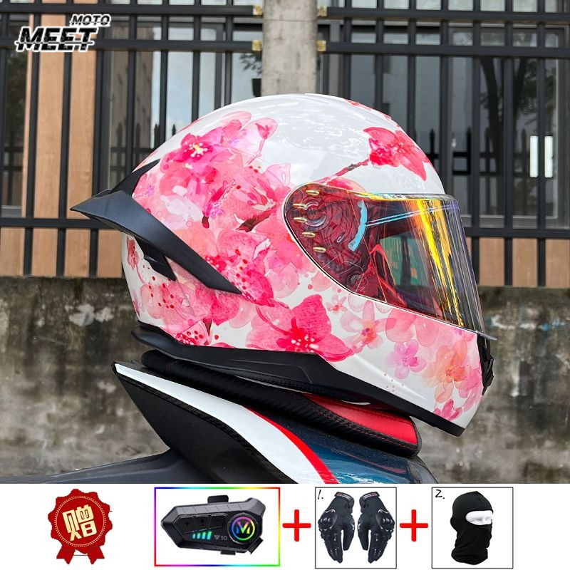 Casco de Motocicleta ORZ con B - Full Face Motorcycle Helmet With Bluetooth reseña y precio