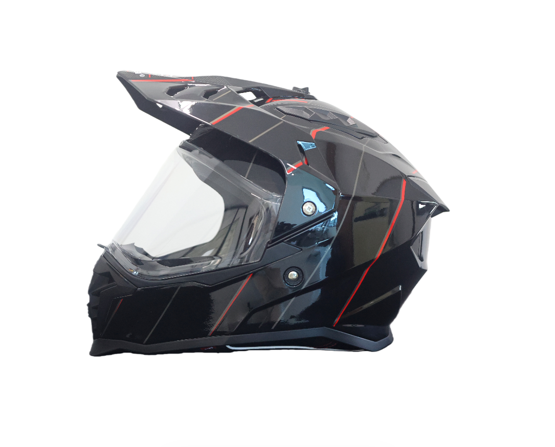 Nuevo Casco de Motociclismo Mo - Dual Visor Motorcycle Racing Helmet reseña y precio