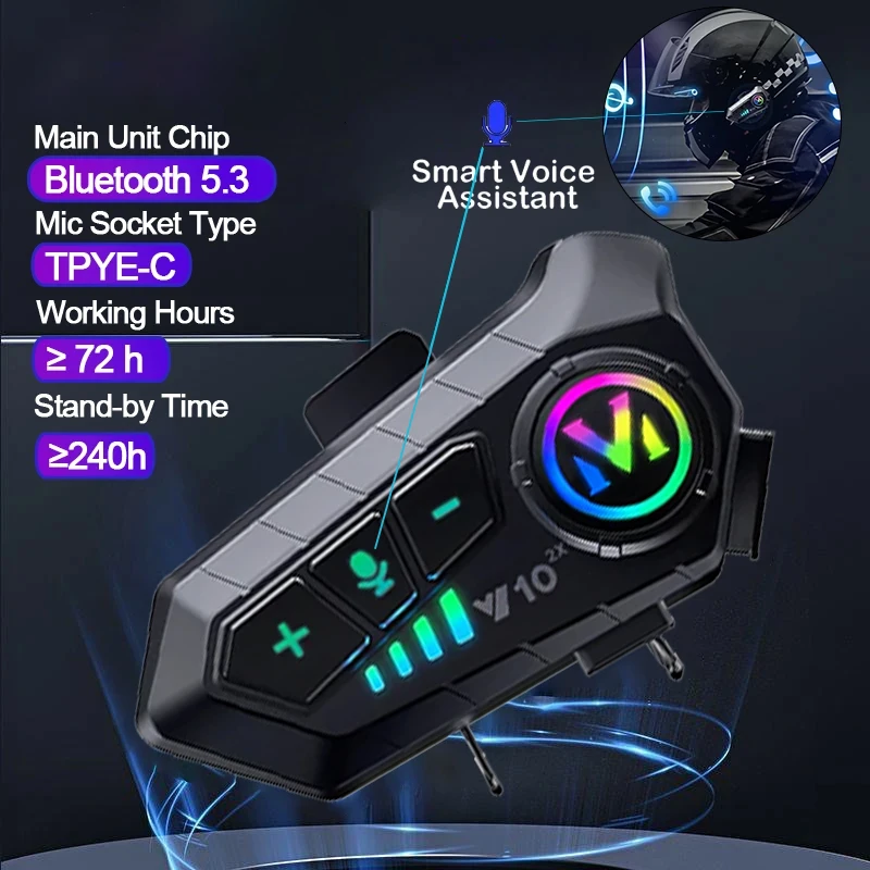 Intercomunicador para Casco de - Universal Motorcycle Helmet Intercom Headset reseña y precio