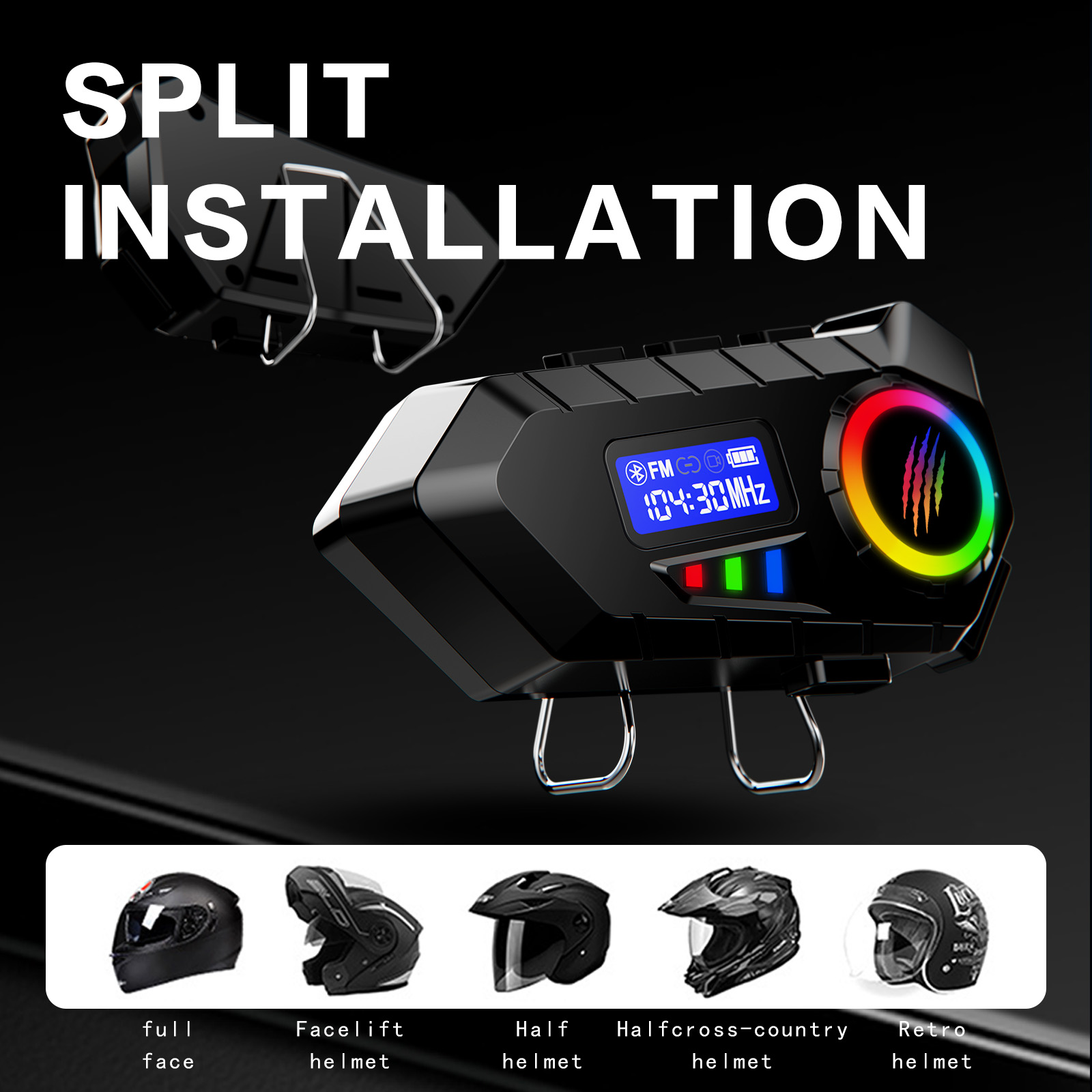Auriculares Y30 para casco de  - Full Face Motorcycle Helmet With Bluetooth reseña y precio