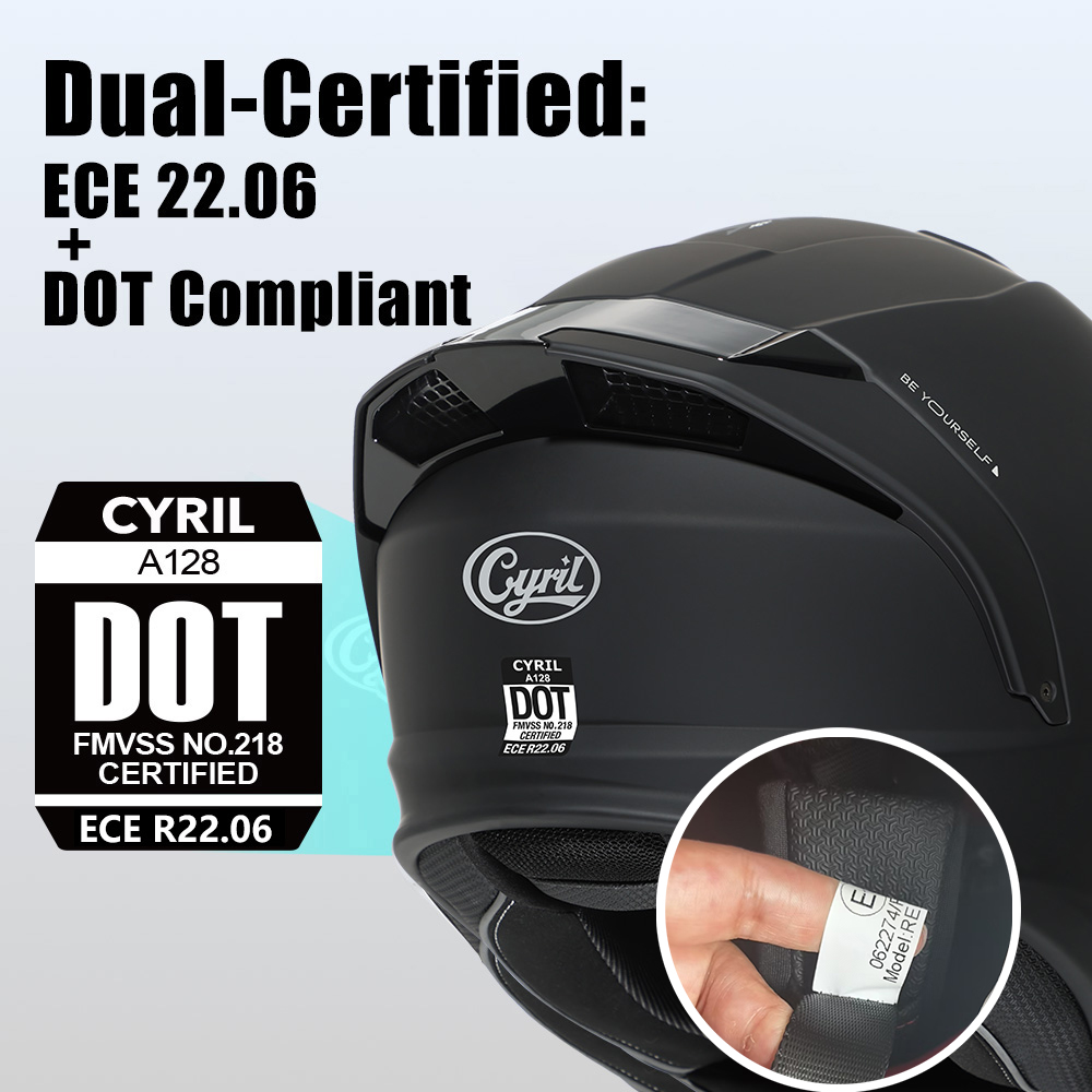 Casco Modular CYRIL para Motoc - Modular Flip Up Motorcycle Helmet Dot Approved reseña y precio