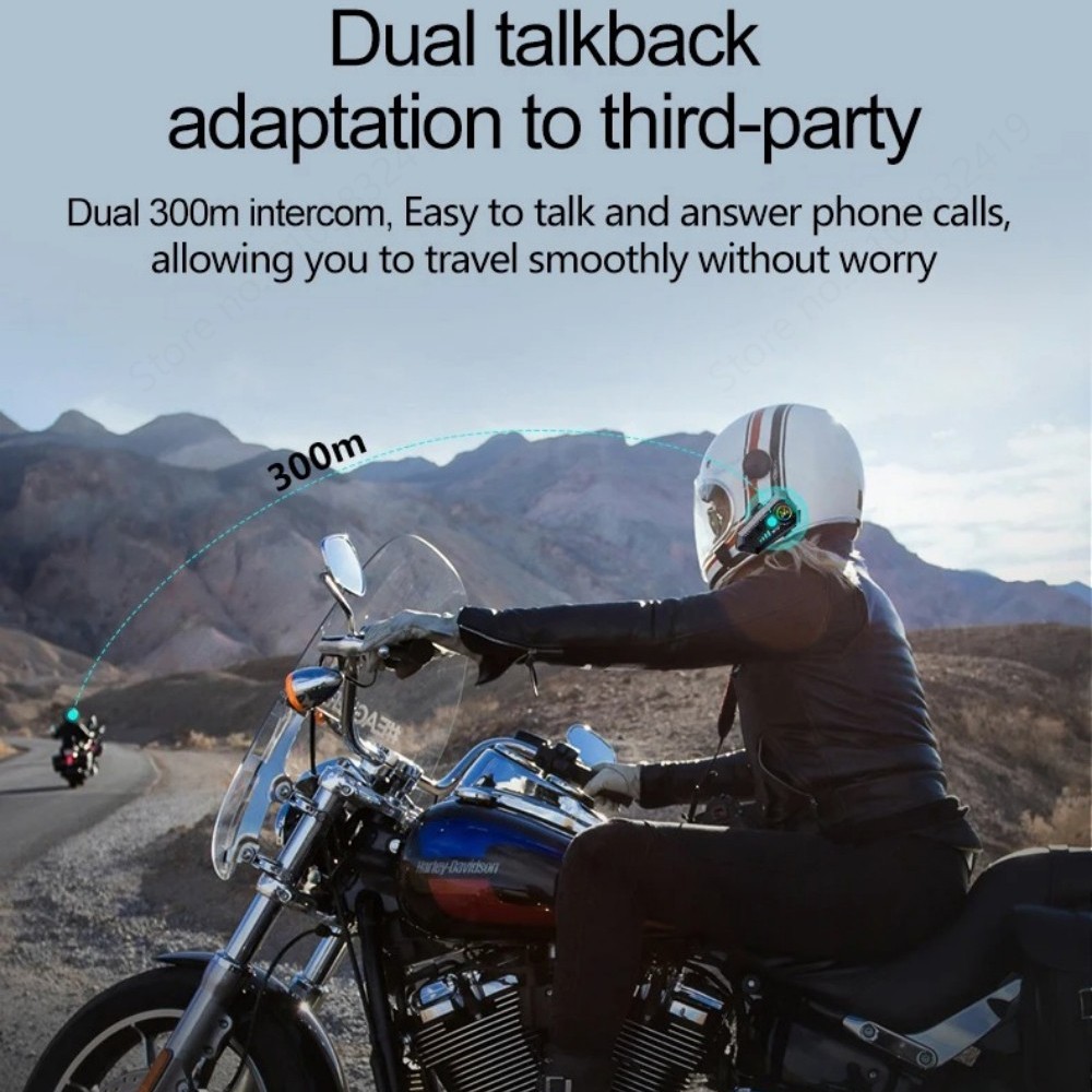 Nuevo intercomunicador para ca - Universal Motorcycle Helmet Intercom Headset reseña y precio