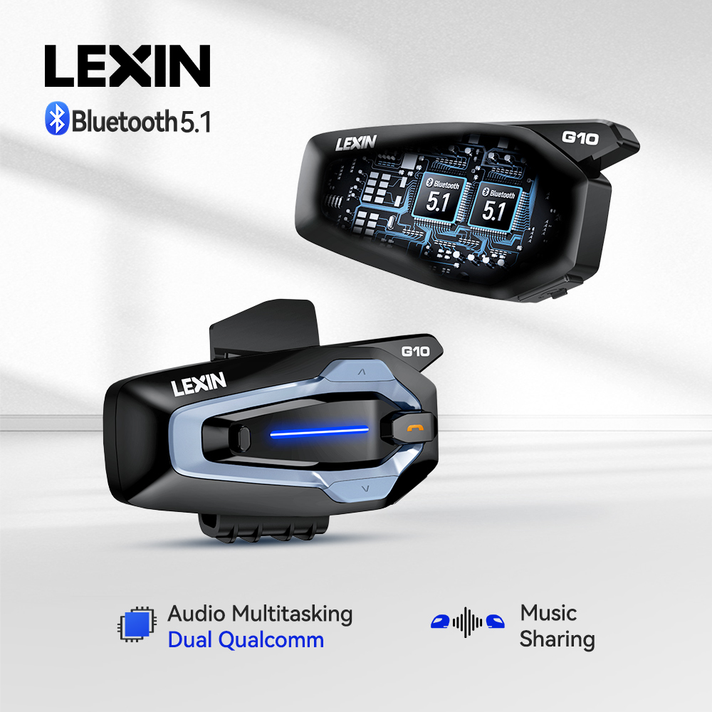 NUEVO-LEXIN G10 Intercomunicad - Universal Motorcycle Helmet Intercom Headset reseña y precio