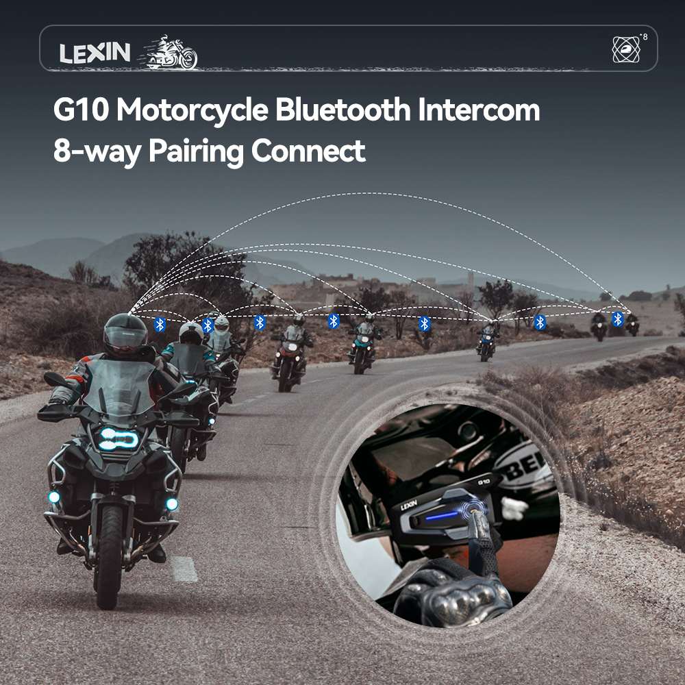 NUEVO-LEXIN G10 Intercomunicad - Universal Motorcycle Helmet Intercom Headset reseña y precio