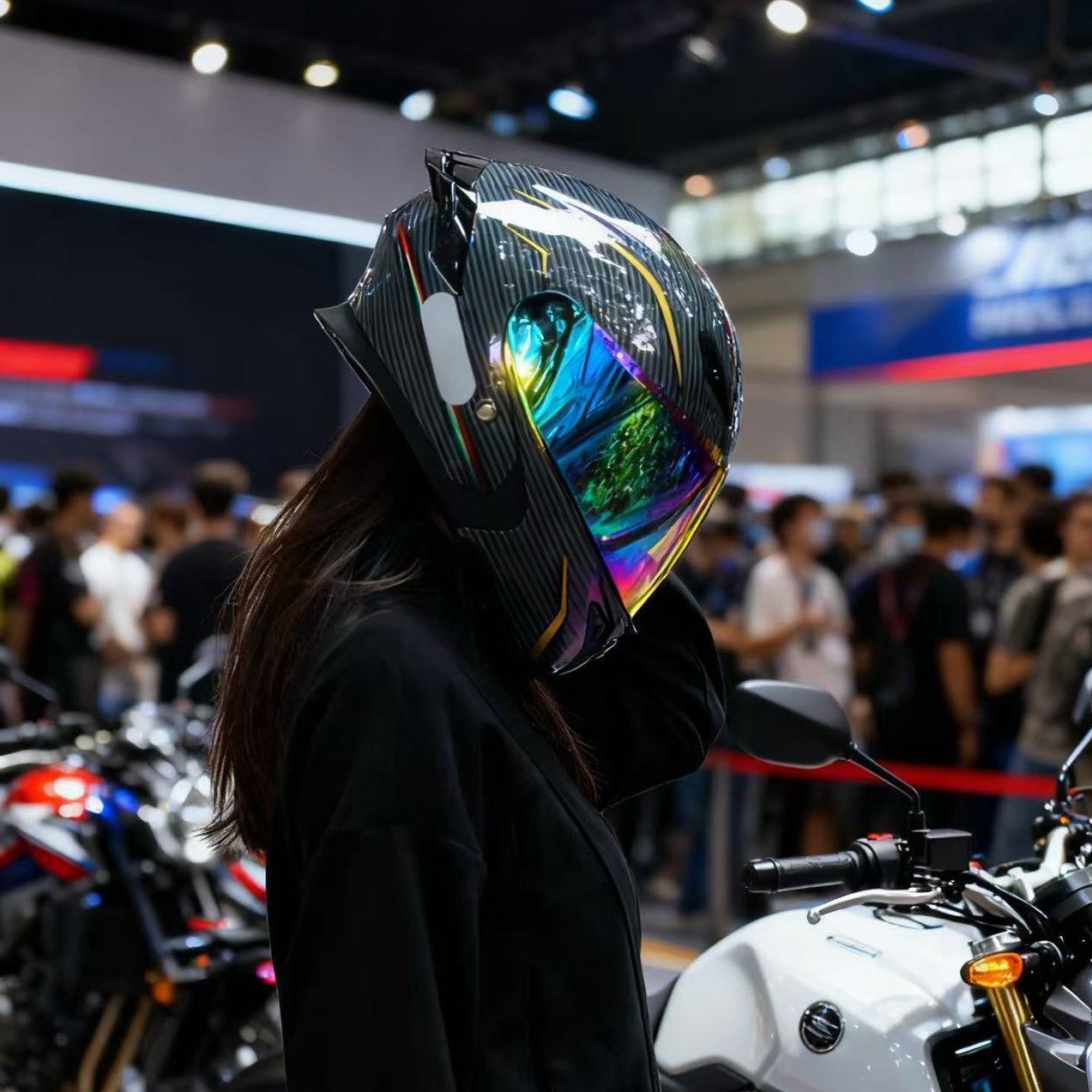 Casco de Motocicleta Modular C - Dual Visor Motorcycle Racing Helmet reseña y precio
