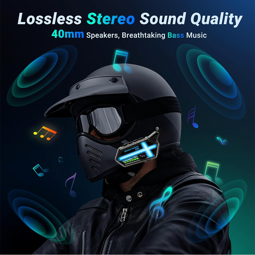 KEBIDUMEI BT26 casco auricular - Universal Motorcycle Helmet Intercom Headset reseña y precio