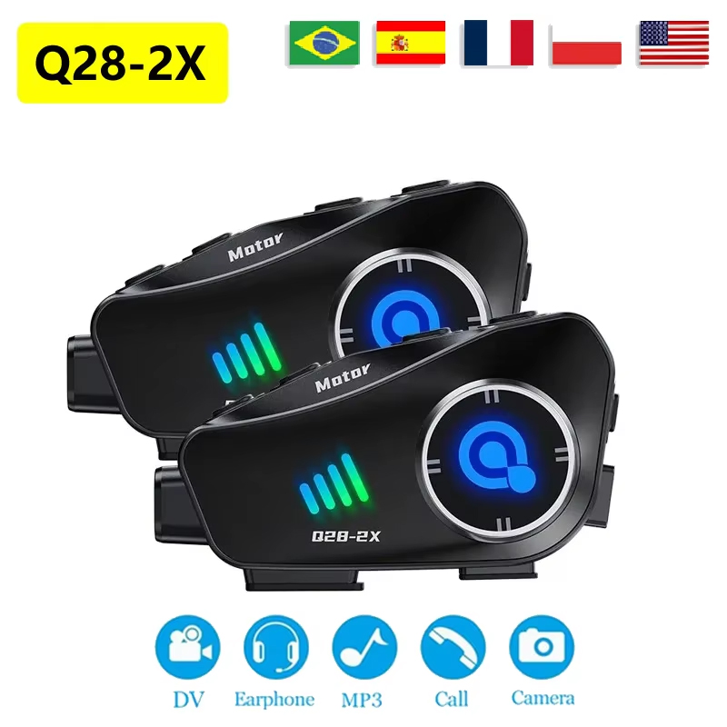 El nuevo casco de motocicleta  - Universal Motorcycle Helmet Intercom Headset reseña y precio