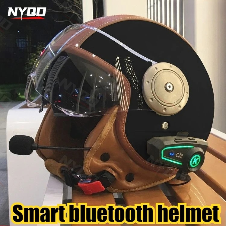 Casco Inteligente con Bluetoot - Full Face Motorcycle Helmet With Bluetooth reseña y precio